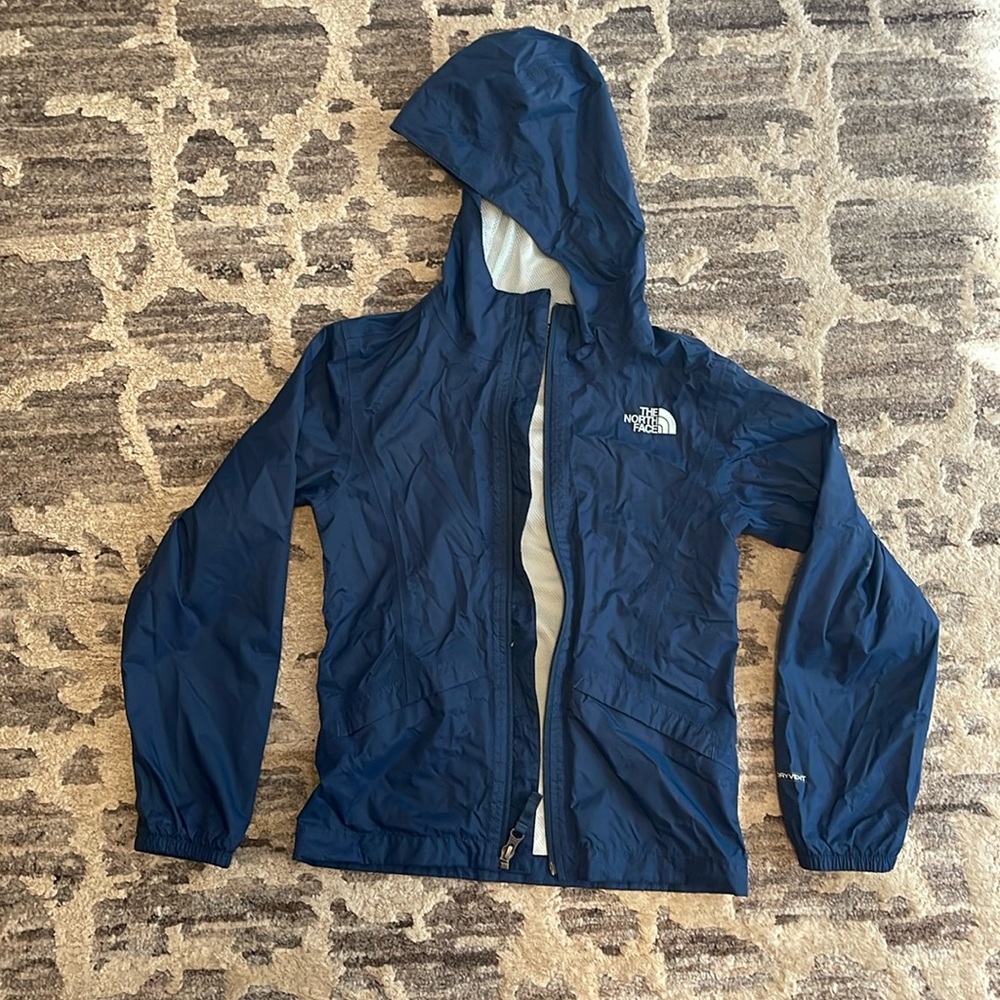 North Face girls size small rain jacket